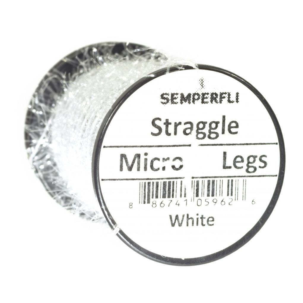 Straggle Micro Legs - White - Chenille