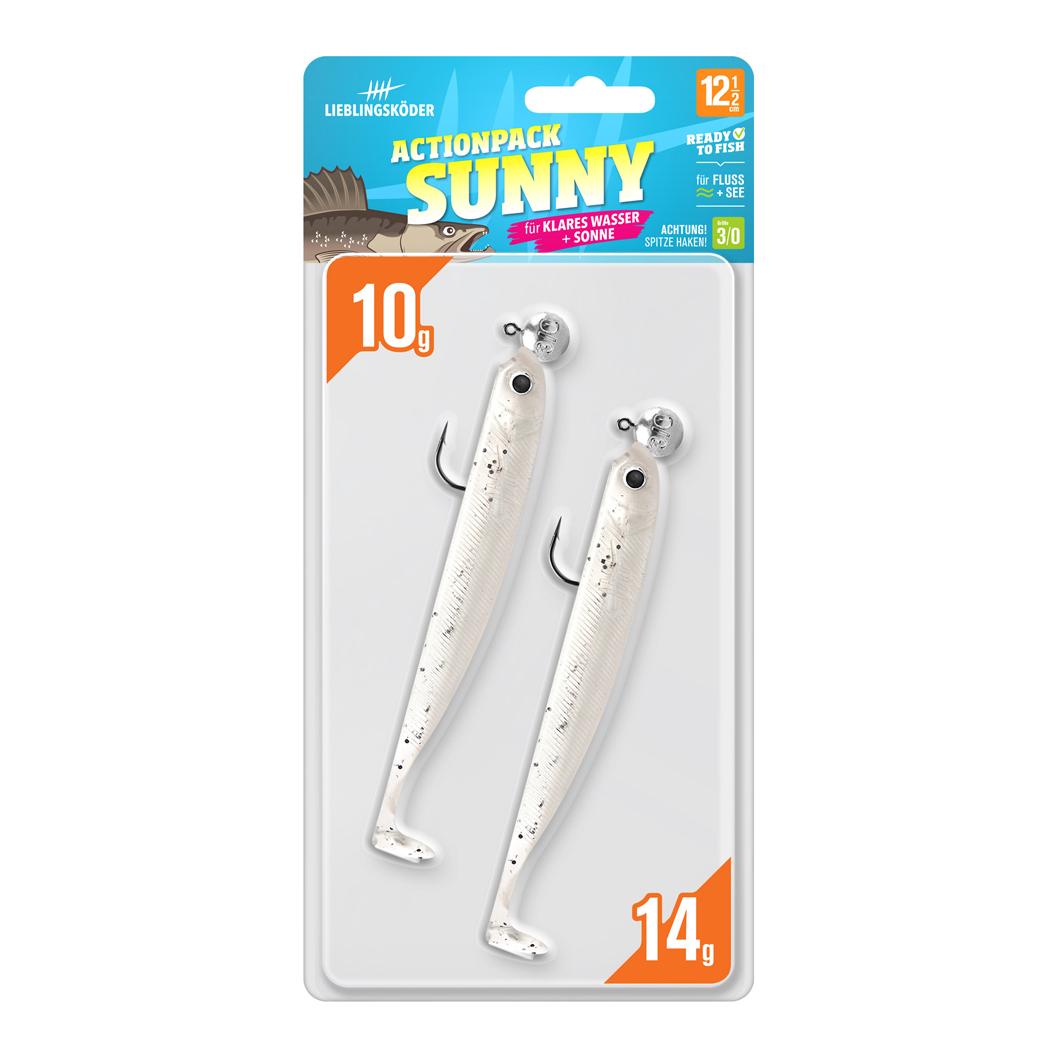 Lieblingsköder Actionpack Sunny - Gummiköder-Set montiert