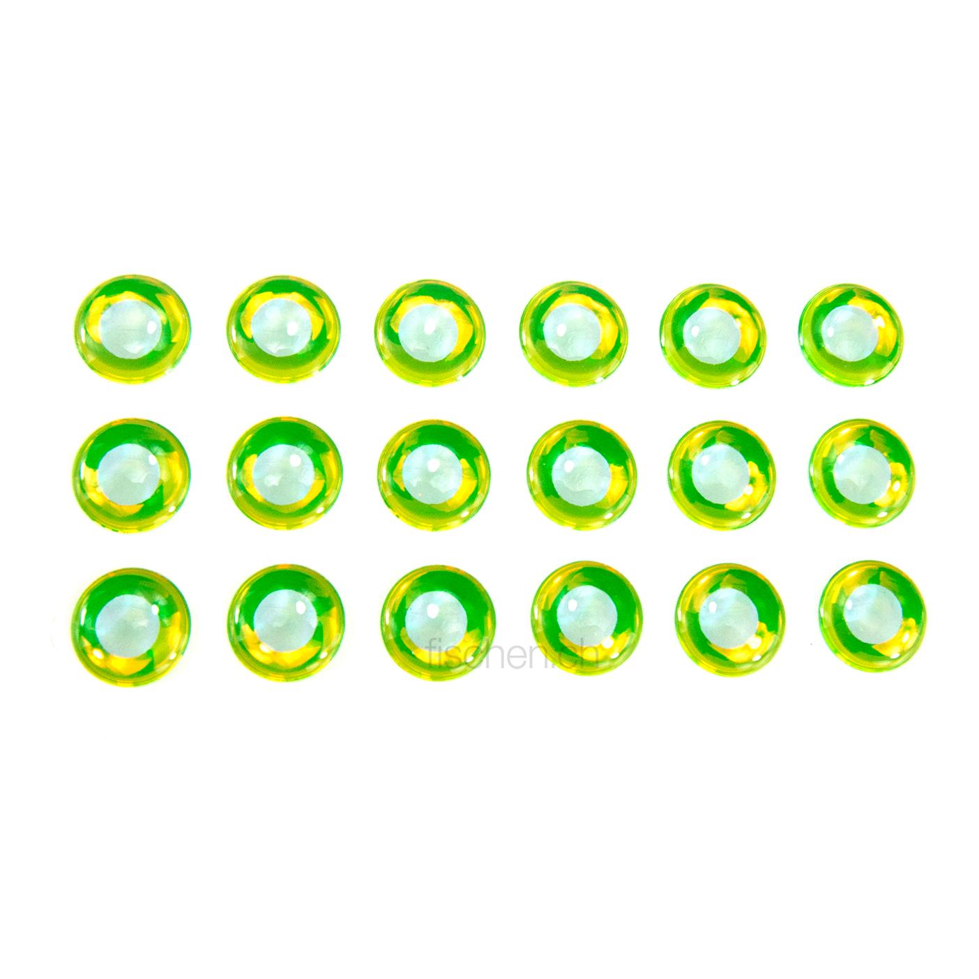 Bauer Epoxy Eyes - White / Chartreuse - Augen - Produktbild 1