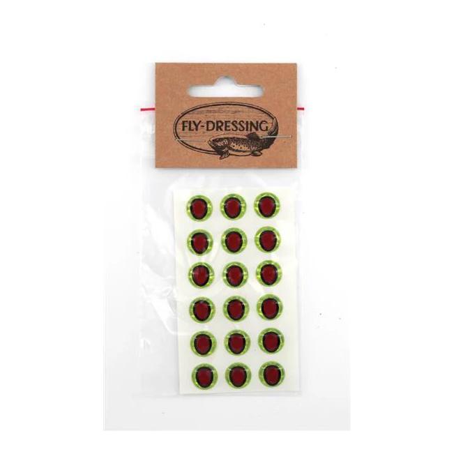 Bauer Epoxy Eyes Oval - Black / Chartreuse - Augen - Produktbild 1