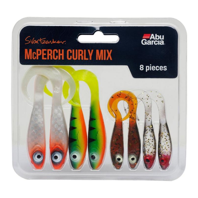 Abu Garcia McPerch Curly Mix 8pcs