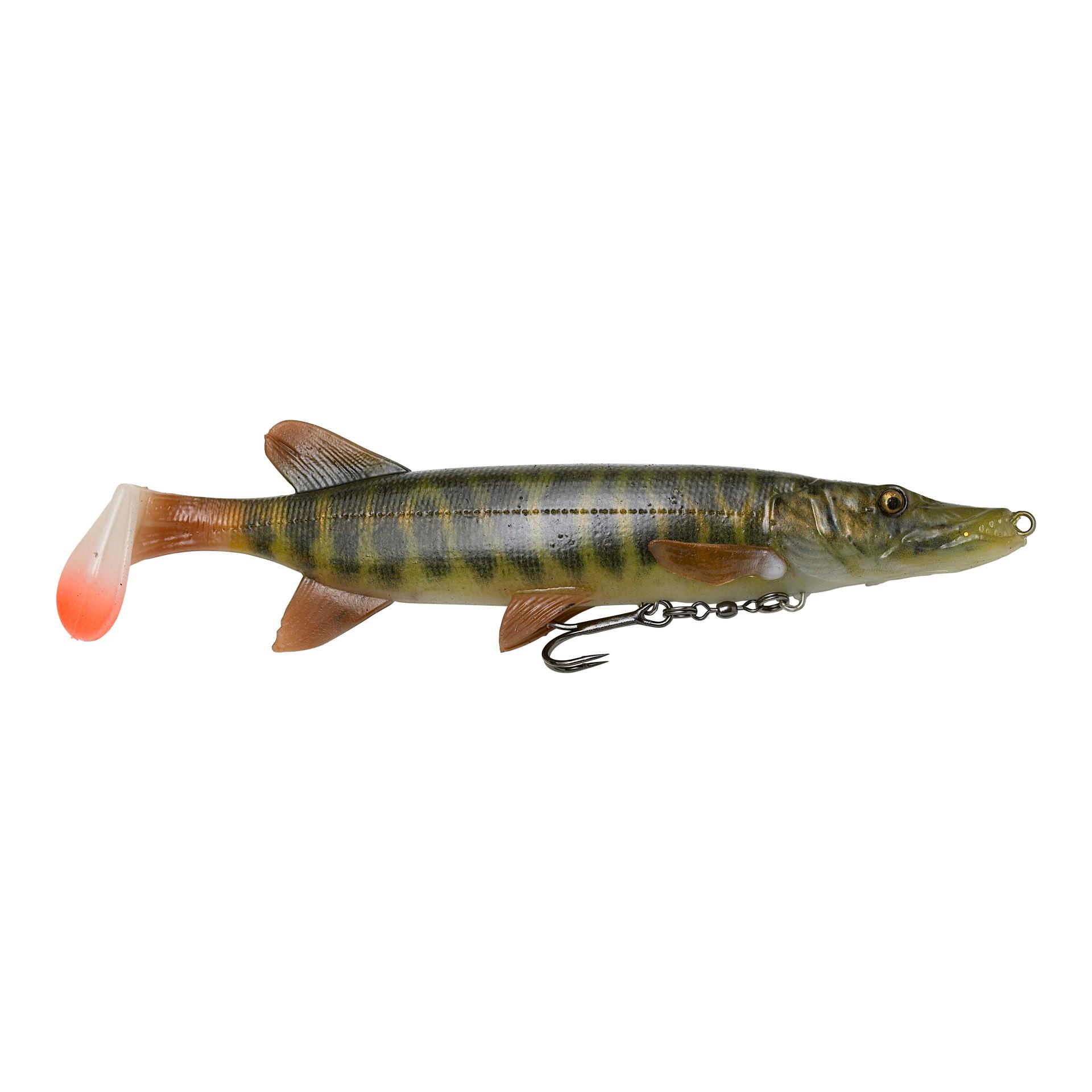 4D Pike Shad Striped Pike - Gummiköder