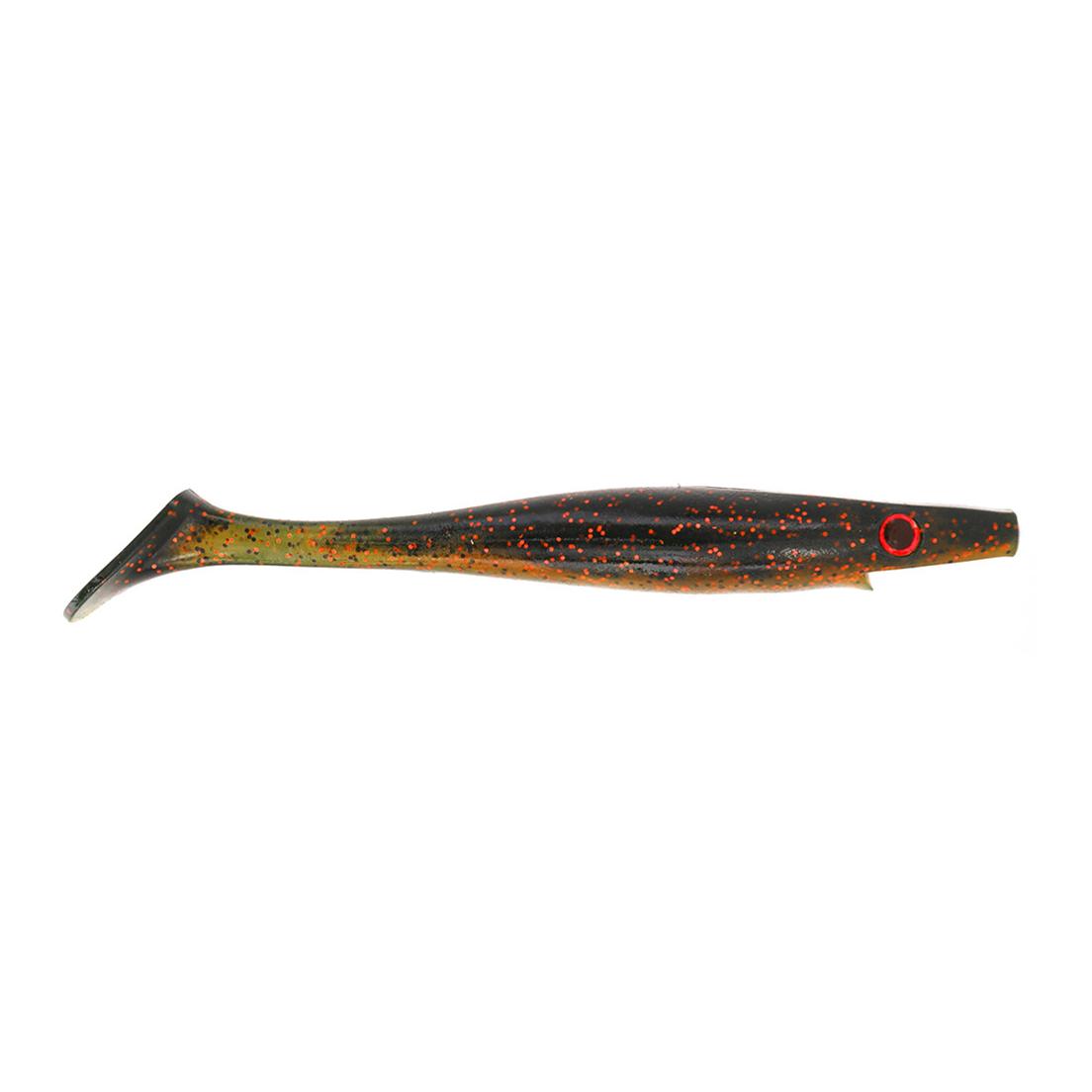 Strike Pro Pig Shad Jr Chartreuse Mullet 2Stk. - Gummiköder